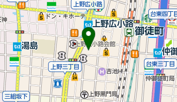 スターバックスコーヒー パルコヤ上野店の地図画像