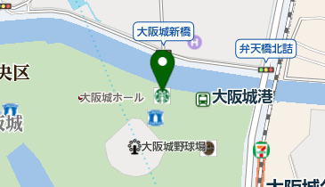 スターバックスコーヒー 大阪城公園店の地図画像