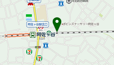 スターバックスコーヒー ビーンズ阿佐ヶ谷てくて店の地図画像