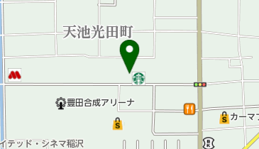 スターバックスコーヒー 稲沢桜木宮前店の地図画像