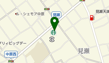 スターバックスコーヒー 静岡中原店の地図画像