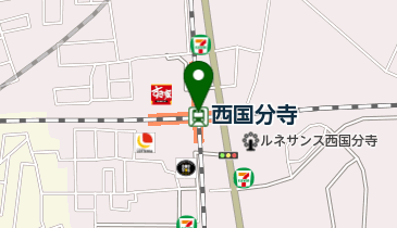 スターバックスコーヒー nonowa西国分寺店の地図画像