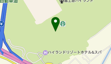 スターバックスコーヒー 富士急ハイランド店の地図画像