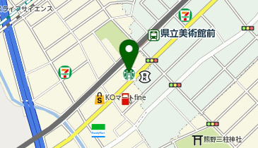 スターバックスコーヒー 静岡草薙店の地図画像