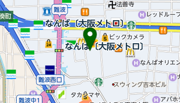 スターバックスコーヒー エディオンなんば店の地図画像