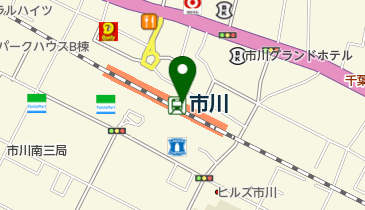 スターバックスコーヒー シャポー市川店の地図画像