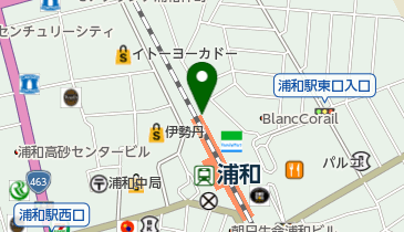 スターバックスコーヒー 浦和 蔦屋書店の地図画像