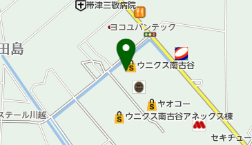 スターバックスコーヒー TSUTAYA 南古谷店の地図画像