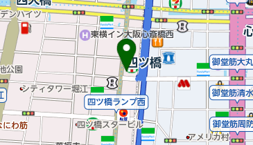 スターバックスコーヒー 四ツ橋店の地図画像