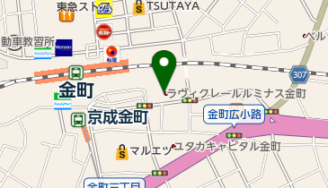 スターバックスコーヒー 金町駅南口店の地図画像