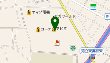 スターバックスコーヒー ギャラリエアピタ知立店の地図画像