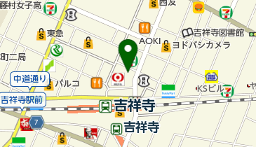 スターバックスコーヒー 吉祥寺駅前店の地図画像
