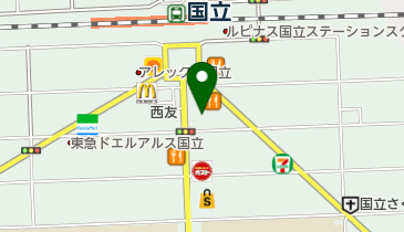スターバックスコーヒー 国立店の地図画像