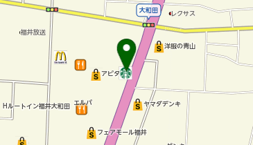 スターバックスコーヒー フェアモール福井店の地図画像
