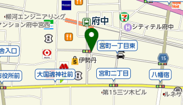 スターバックスコーヒー 府中くるる店の地図画像