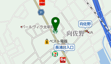 スターバックスコーヒー 太宰府向佐野店の地図画像