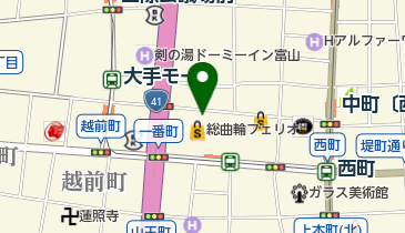 スターバックスコーヒー 富山総曲輪フェリオ店の地図画像