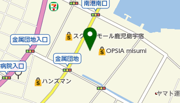 スターバックスコーヒー 鹿児島OPSIAミスミ店の地図画像