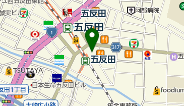 スターバックスコーヒー レミィ五反田店の地図画像