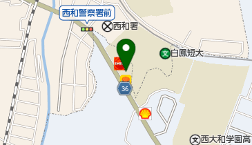 スターバックスコーヒー 奈良西大和ニュータウン店の地図画像