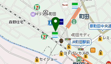 スターバックスコーヒー 町田パリオ店の地図画像