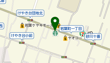 スターバックスコーヒー 立川若葉店の地図画像