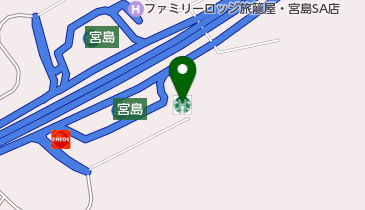 スターバックスコーヒー 宮島サービスエリア(下り線)店の地図画像