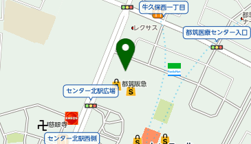 カインズ モザイクモール港北店の地図画像
