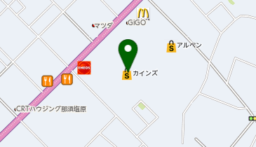 カインズ 西那須野店の地図画像