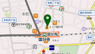 カインズリフォーム ミーツ国分寺店の地図画像