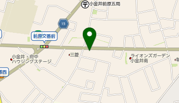 C&prime;z PRO 小金井東八店の地図画像