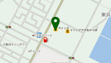 カインズ FCあがり浜店の地図画像