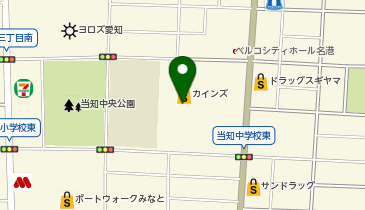 カインズ 名古屋当知店の地図画像