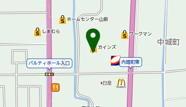 カインズ 常陸太田店の地図画像