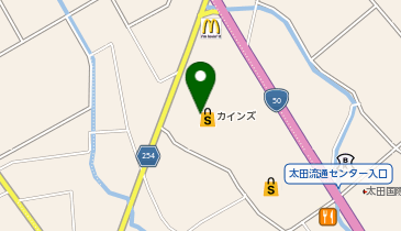 カインズ 太田丸山店の地図画像