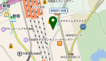 カインズ ハンズ新宿店の地図画像