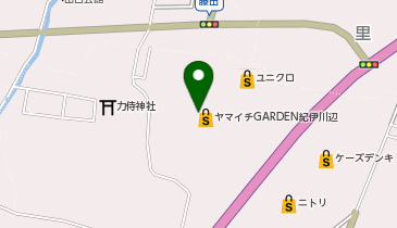 カインズ 紀伊川辺店の地図画像
