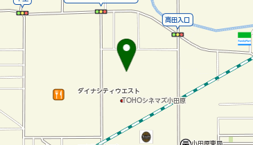 カインズ 小田原店の地図画像