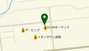 ホーマック 浪岡店の地図画像