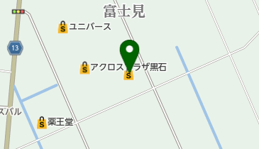 ホーマック 黒石店の地図画像