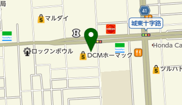 ホーマック 広面店の地図画像