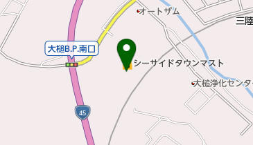 ホーマック 大槌店の地図画像