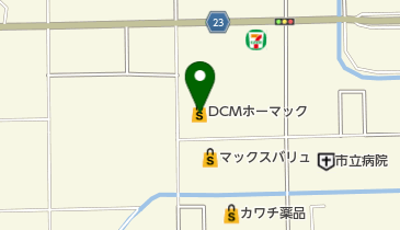 ホーマック 寒河江店の地図画像