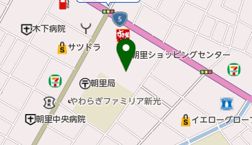 シャトレーゼ 朝里店の地図画像