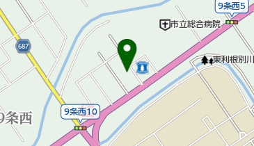 シャトレーゼ 岩見沢店の地図画像