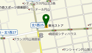 シャトレーゼ 東光ストア円山店の地図画像