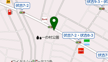 シャトレーゼ 伏古店の地図画像