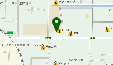 シャトレーゼ 仙台幸町店の地図画像