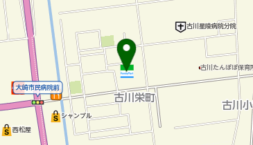 シャトレーゼ 古川店の地図画像