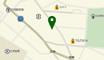 シャトレーゼ 白河店の地図画像